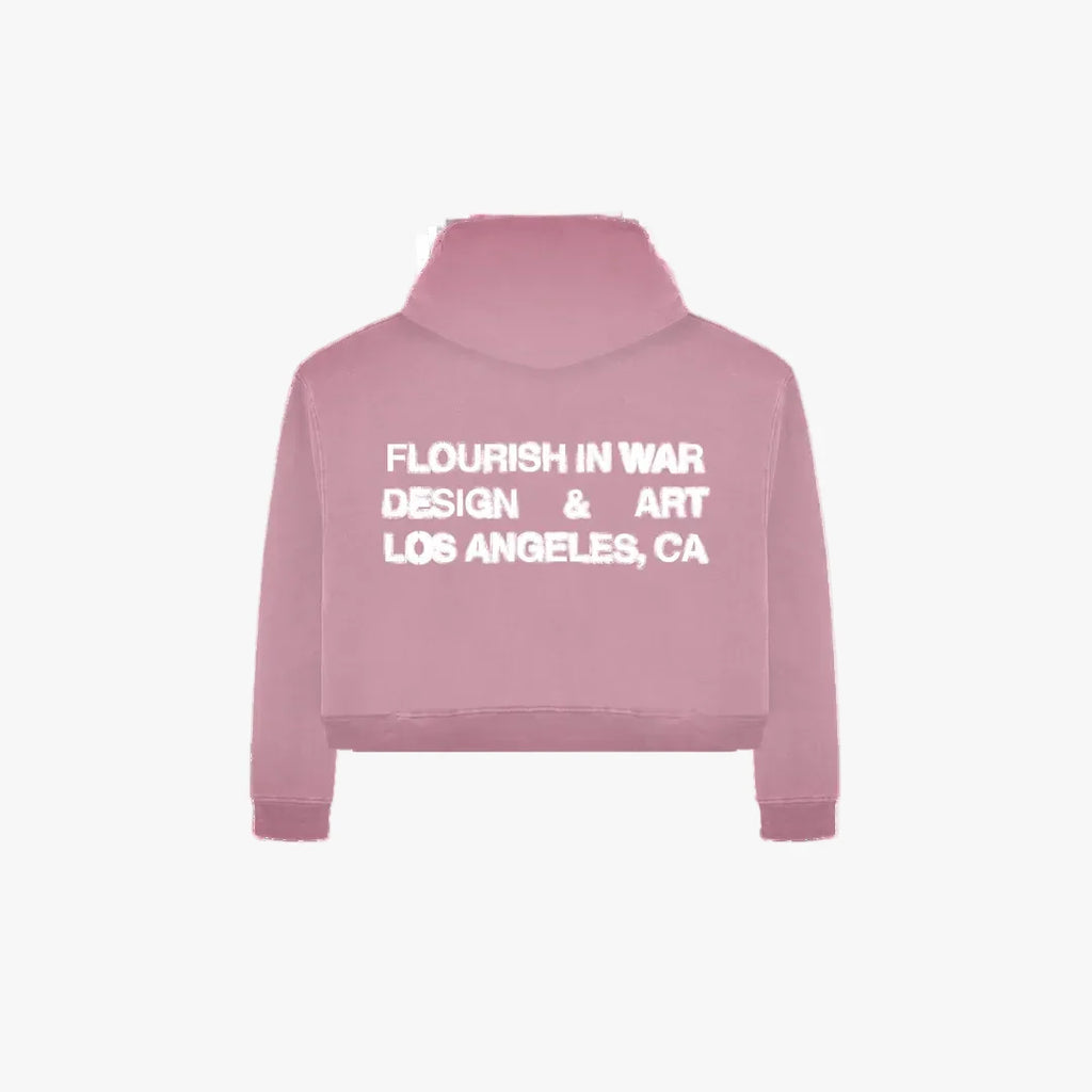 Flowar PINK BULLDOG HOODIE