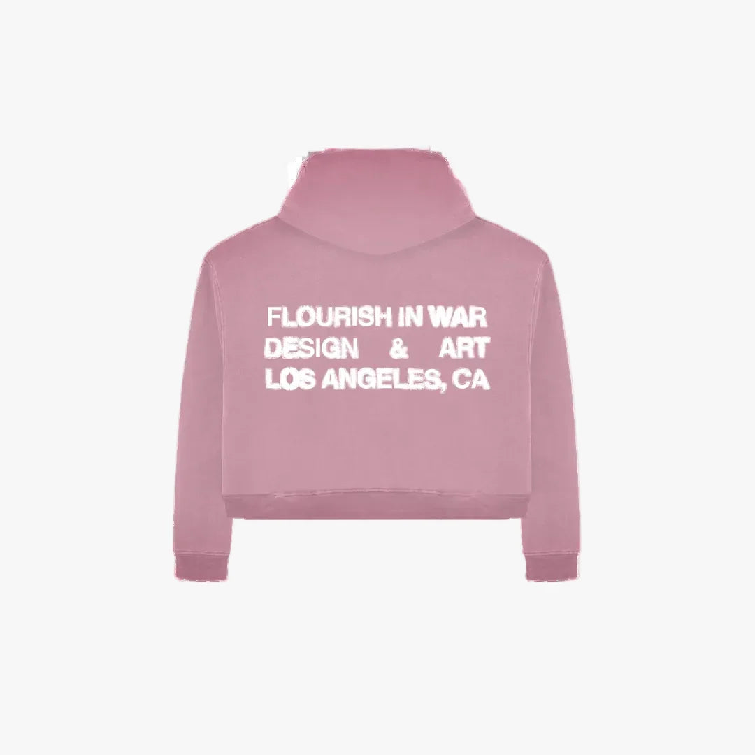 Flowar PINK BULLDOG HOODIE